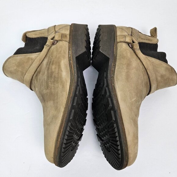 Teva De La Vina Dos Chelsea Taupe/Tan Waterproof Leather Ankle Boot 7.5 - Picture 3 of 10